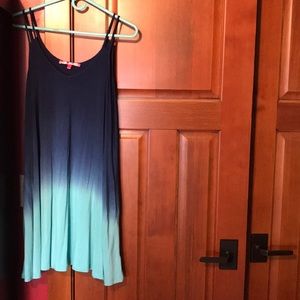 Color fade dress